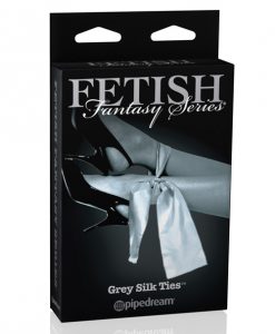Fetish Fantasy Limited Edition Grey Silk Ties