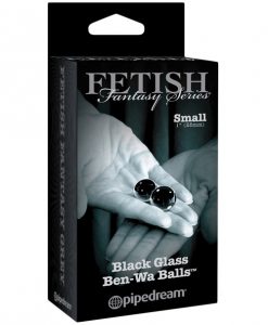 Fetish Fantasy Limited Edition Black Glass Ben-Wa Balls - Small