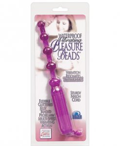 Vibrating Pleasure Beads Waterproof - Purple