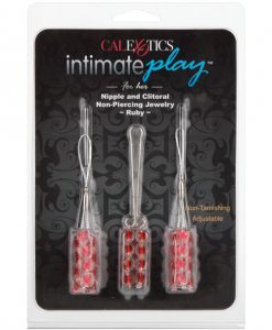 Intimate Play Nipple & Clitoral Body Jewelry - Ruby