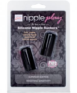 Nipple Play Silicone Nipple Suckers - Black