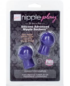 Nipple Play Advanced Silicone Nipple Suckers - Purple