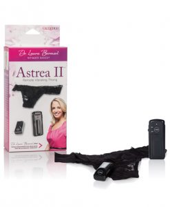 Dr. Laura Berman Intimate Basics Astrea II Remote Vibrating Thong Black O/S
