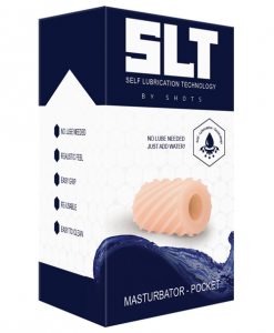 Shots SLT Self Lubrication Pocket Maturbator - Flesh