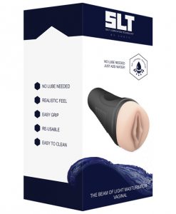 Shots SLT Self Lubrication Easy Grip Maturbator XL Vaginal - Flesh