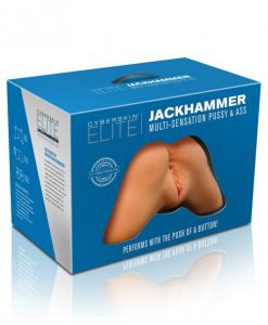 CyberSkin Elite Jackhammer Pussy & Ass - Light