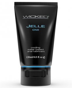 Wicked Sensual Care Jelle Cooling Waterbased Anal Gel Lubricant - 4 oz